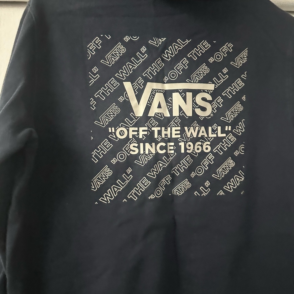 Vans Dark Blue 'Off The Wall' Hoodie